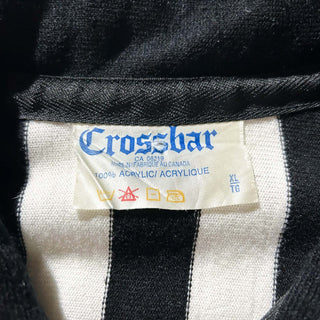 ～90's "made in Canada" crossbar ストライプ レフェリー ジャケット