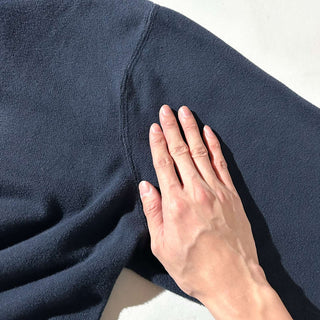 00's CHAPS ネイビー ヘンリーネック ニット パーカ