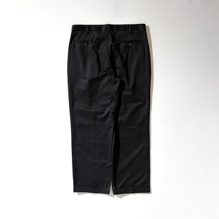 90's～00's AXIST ブラック 2タック ワイド チノ パンツ