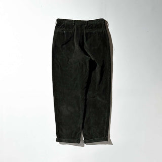 90's NAUTICA オリーブ 2タック コーデュロイ ワイド パンツ