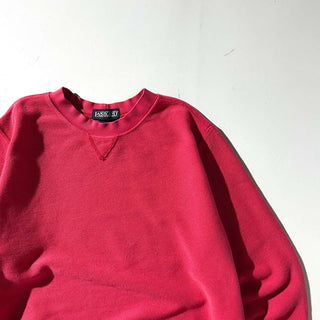 90's LANDS' END 鹿の子 Vガゼット ニット セーター