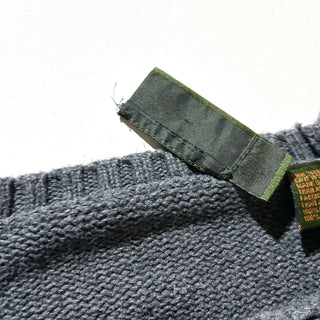 90's～ Timberland リブ編み 切替 ニット セーター