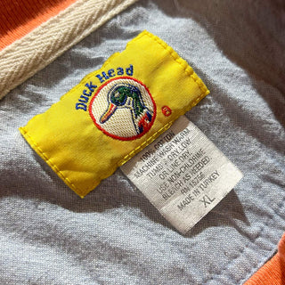 90's～ Duck Head オレンジ×ネイビー ボーダー Tシャツ