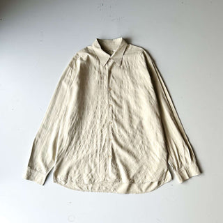 90's～00's Tommy Bahama シルク×ウール デザイン L/Sシャツ