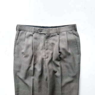 90's～00's AXIST レーヨン混 2タック スラックス