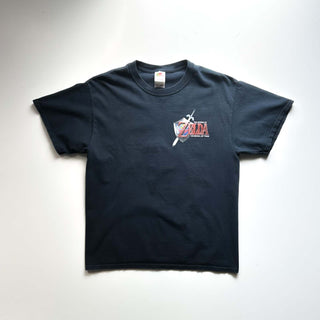 00's FRUIT OF THE LOOM "DON'T MAKE ME GO ZELDA ON YOU" キャラクター 両面プリント Tシャツ