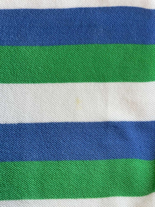 CHAPS マルチボーダー ワンポイント刺繍 S/Sポロシャツ