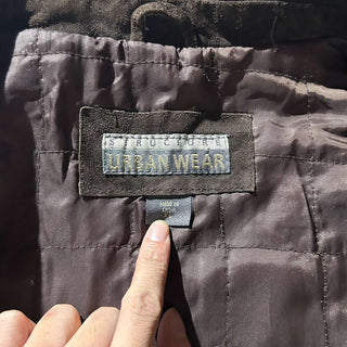 90's～00's STRUCTURE キルティング レザー ブルゾン ジャケット