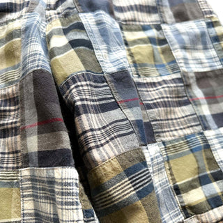 00's OLD NAVY パッチワーク マドラス ワイド ショーツ