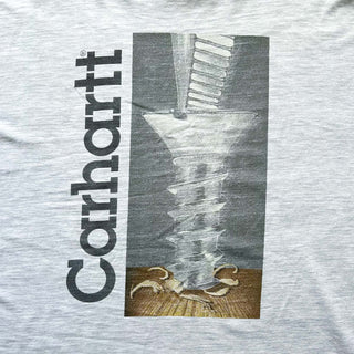 90's～00's Carhartt ワーク 両面プリント Tシャツ