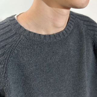 90's～ Timberland リブ編み 切替 ニット セーター