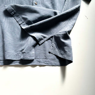 00's GEOFFREY BEENE  シルク オープンカラー アロハ S/Sシャツ