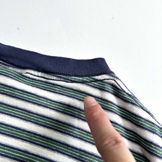 90's BASIC EDITIONS 短丈 ボーダー Tシャツ