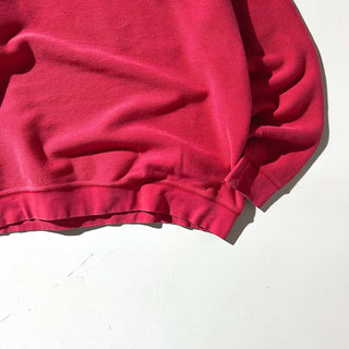 90's LANDS' END 鹿の子 Vガゼット ニット セーター