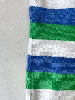 CHAPS マルチボーダー ワンポイント刺繍 S/Sポロシャツ