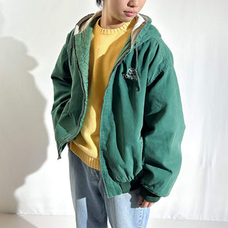 ～80's "made in USA" Holloway "TOYOTA" 裏キルティング ダック アクティブタイプ ジャケット