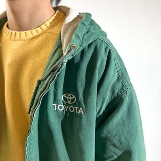 ～80's "made in USA" Holloway "TOYOTA" 裏キルティング ダック アクティブタイプ ジャケット
