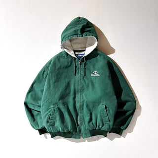 ～80's "made in USA" Holloway "TOYOTA" 裏キルティング ダック アクティブタイプ ジャケット