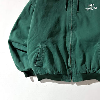 ～80's "made in USA" Holloway "TOYOTA" 裏キルティング ダック アクティブタイプ ジャケット