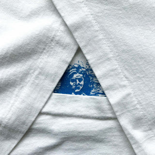 90's anvil "Vitruvian Man" パロディ プリント Tシャツ