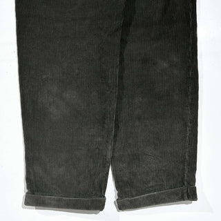 90's NAUTICA オリーブ 2タック コーデュロイ ワイド パンツ