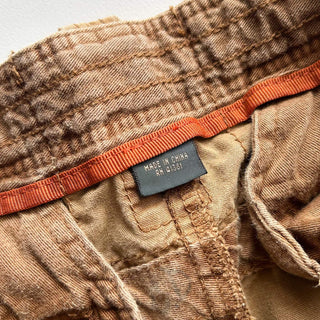 90's～ OLD RALPH LAUREN ６ポケット カーゴ ショーツ(カーキ)