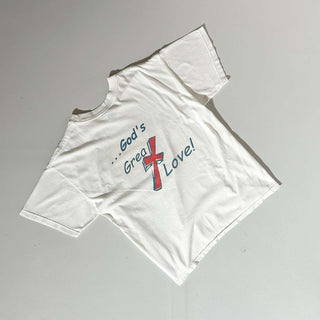 00's GILDAN "Y2K × Jesus" メッセージ Tシャツ