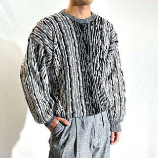 80's "made in USA" Edison Knitwear デザイン ニット セーター