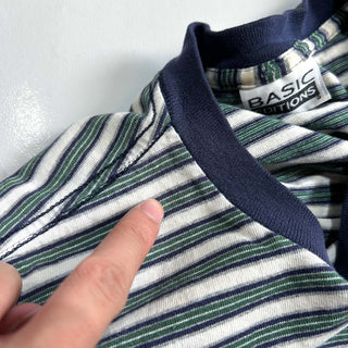 90's BASIC EDITIONS 短丈 ボーダー Tシャツ