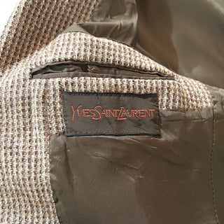 ～90's Yves Saint Laurent  ツイード テーラード ジャケット