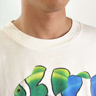 90's "made in USA" DOLPHIN "ROYCE" カクレクマノミ プリント Tシャツ