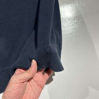 00's CHAPS ネイビー ヘンリーネック ニット パーカ