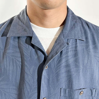 00's GEOFFREY BEENE  シルク オープンカラー アロハ S/Sシャツ