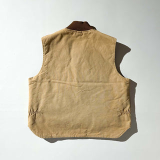 carhartt ベージュ 裏キルティング オーバーサイズ ダック クラシック ベスト