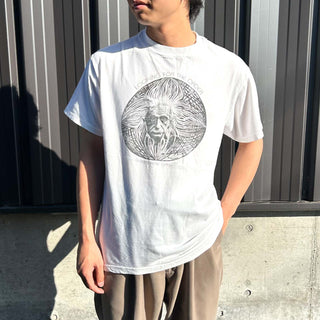 00's Albert Einstein プリント Tシャツ