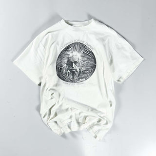 00's Albert Einstein プリント Tシャツ