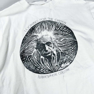 00's Albert Einstein プリント Tシャツ