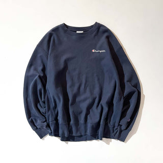 00's Champion リバースウィーブ 刺繍 ワンポイント スウェット シャツ