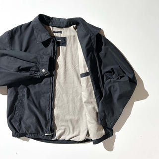 00's Claiborne ブラック ピーチスキン ドリズラー ジャケット