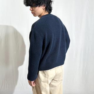 00's L.L.Bean リブ編み コットン ニット セーター