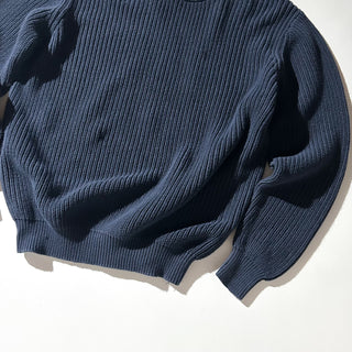 00's L.L.Bean リブ編み コットン ニット セーター
