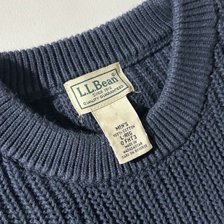 00's L.L.Bean リブ編み コットン ニット セーター