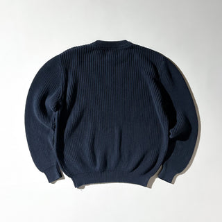 00's L.L.Bean リブ編み コットン ニット セーター