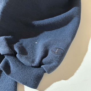 00's champion "極太アーム" ネイビー 無地 スウェット シャツ