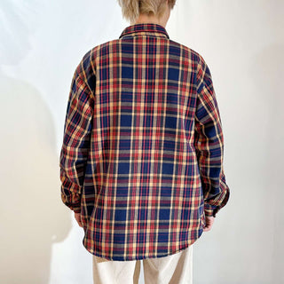 70's BIG MAC チェック L/Sネルシャツ