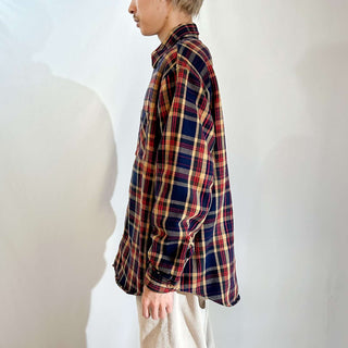 70's BIG MAC チェック L/Sネルシャツ