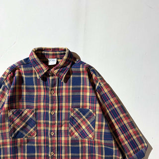70's BIG MAC チェック L/Sネルシャツ