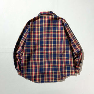 70's BIG MAC チェック L/Sネルシャツ