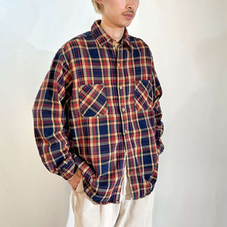 70's BIG MAC チェック L/Sネルシャツ