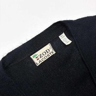 70's IZOD LACOSTE アクリル ニット カーディガン